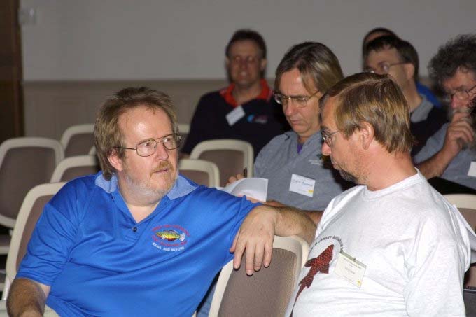 International visitors Franz-Peter Muellenholz (Germany) and Gary Lange (USA)