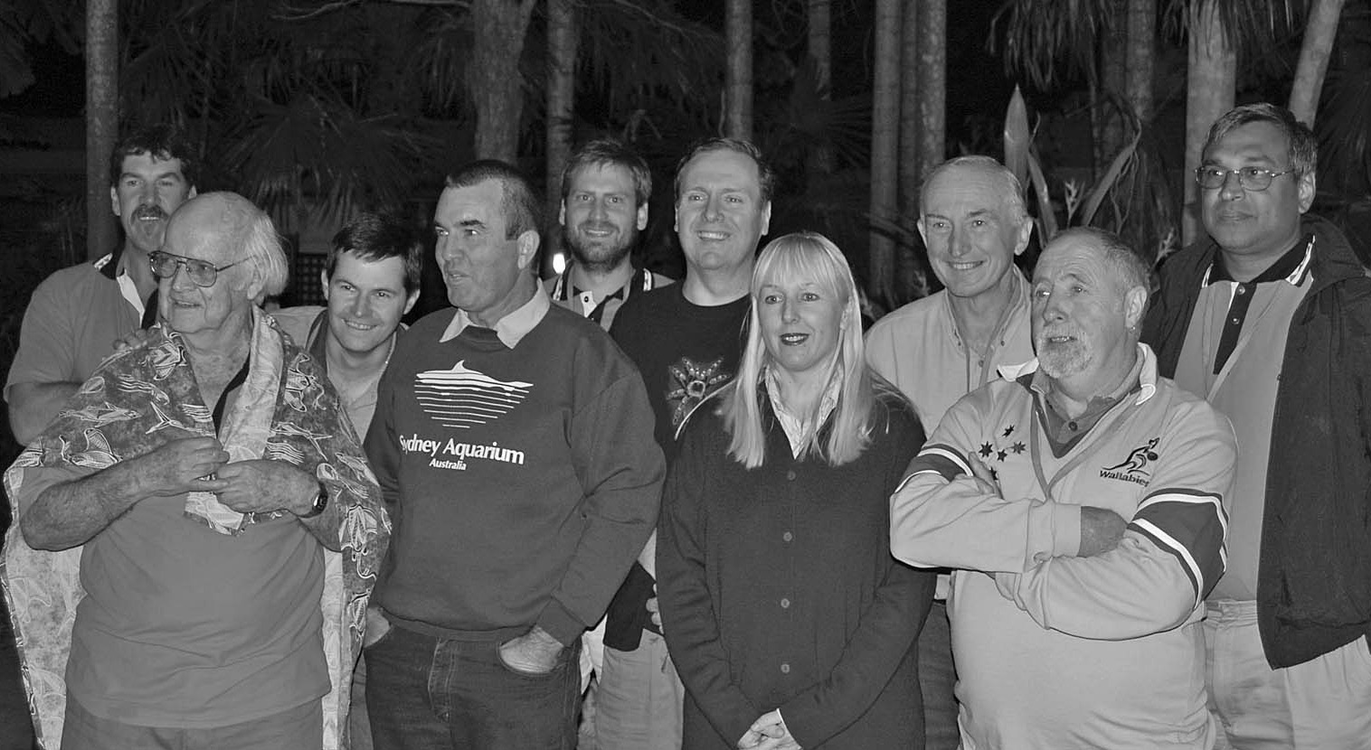 ANGFA personalities and presenters gathered at the Territory Wildlife Park BBQ