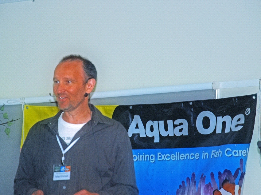 Peter Unmack presenting at the 2013 Melbourne convention