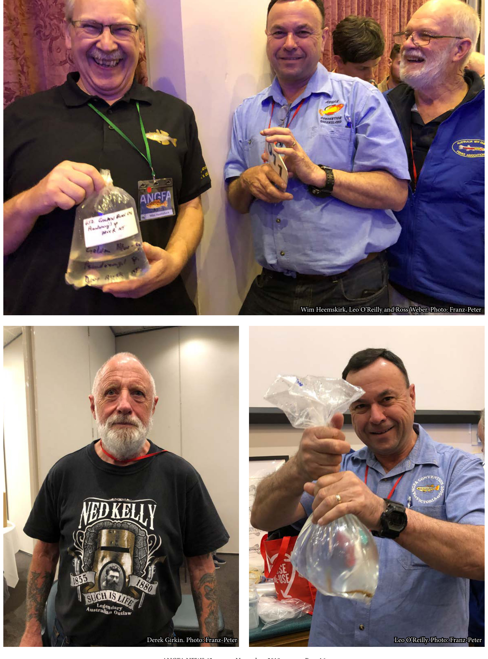 Wim Heemskirk, Leo O'Reilly, Ross Weber and Derek Girkin