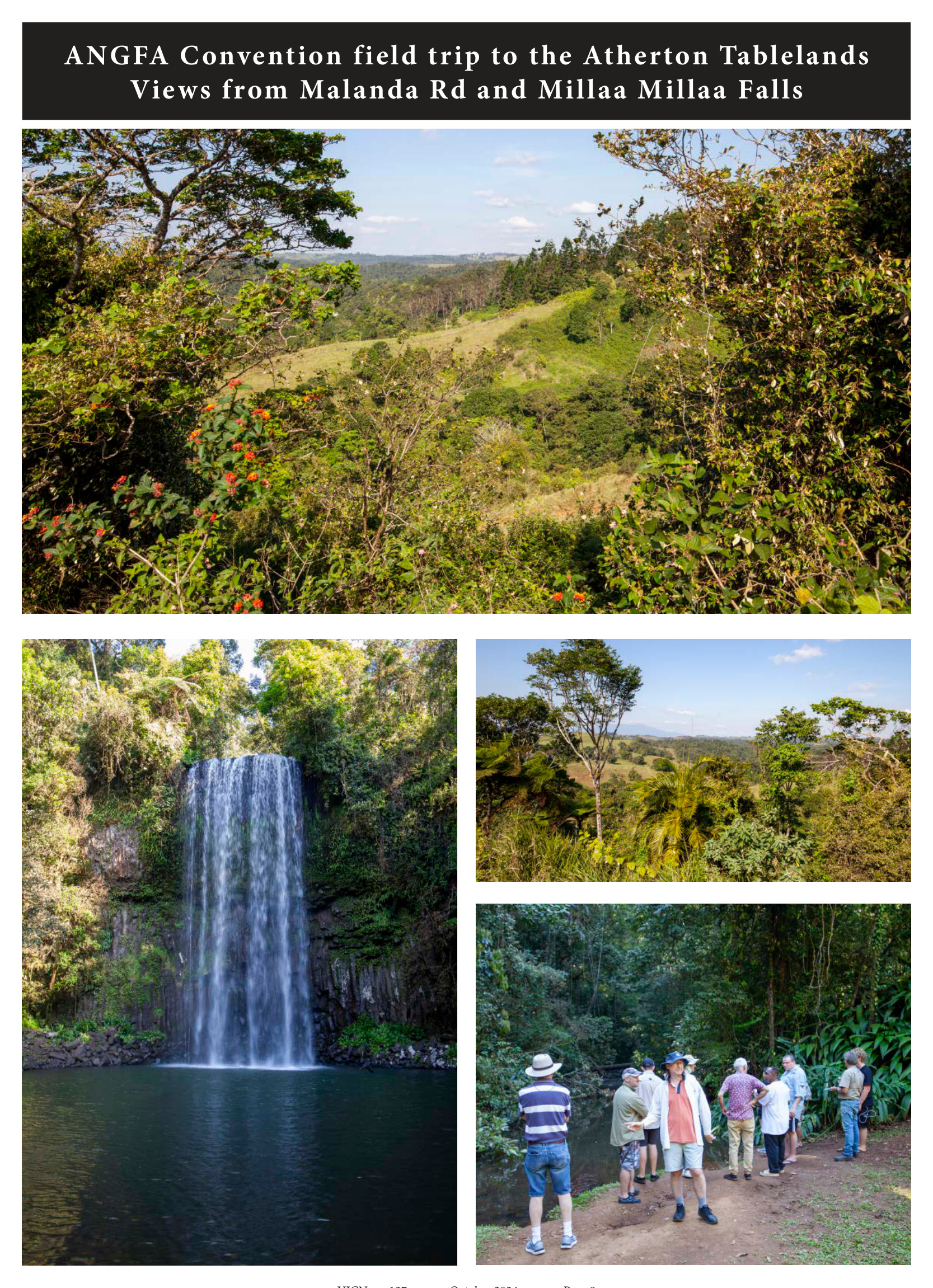 Scenic views of the Atherton Tablelands and Millaa Millaa Falls
