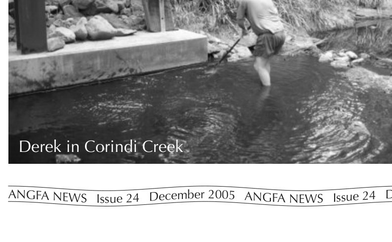 Derek Girkin dip-netting at Corindi Creek, NSW