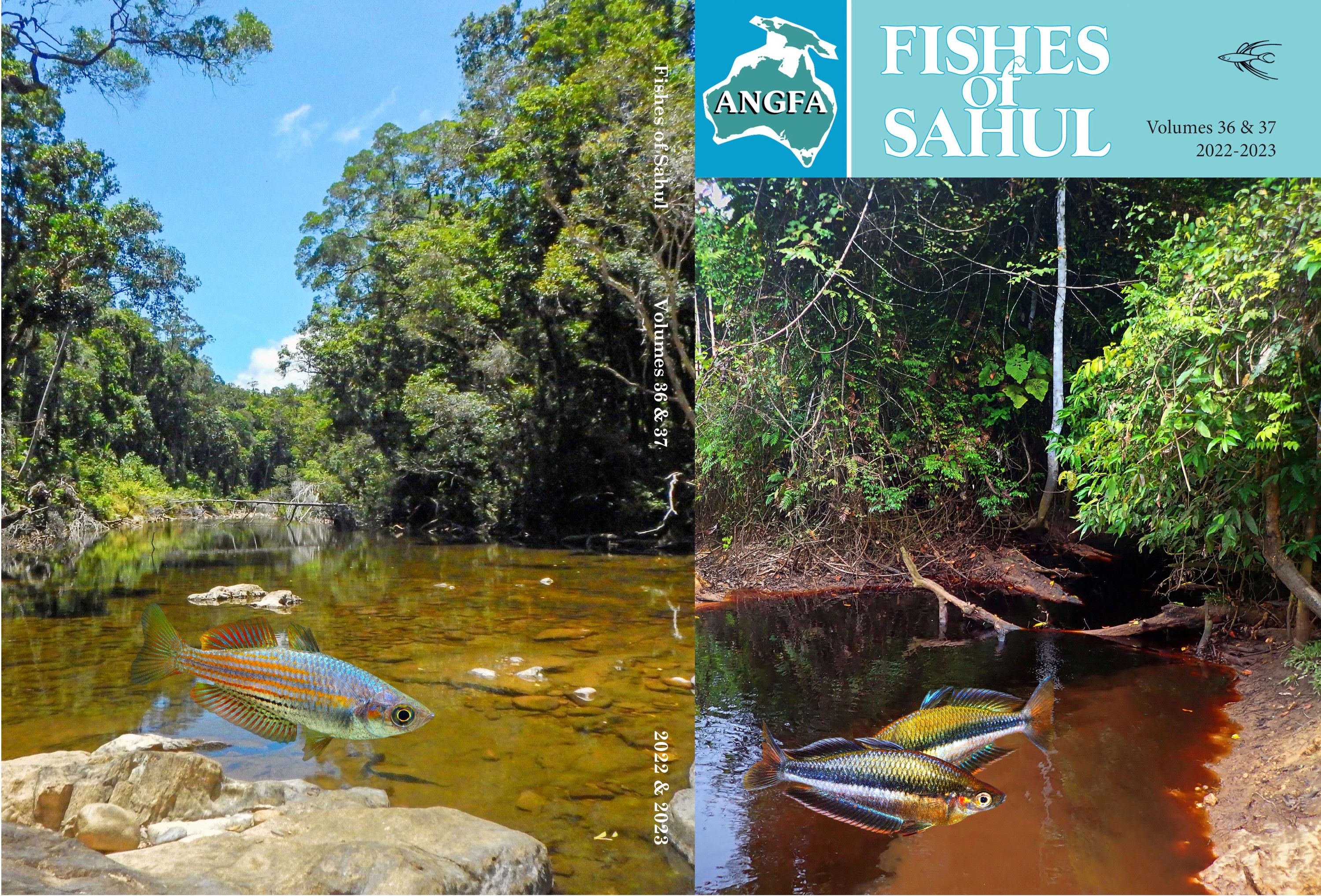 Fishes of Sahul Volumes 36 and 37, 2022-23 hardcopy cover